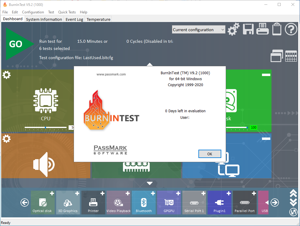 Passmark BurnInTest Product